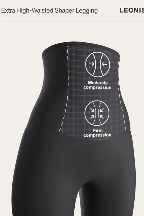 Leonisa Extra High Waisted Firm Compression Legging